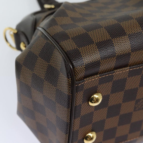 LOUIS VUITTON Damier Ebene Trevi GM Hand Bag 2way N51998 LV Auth 85934SAV