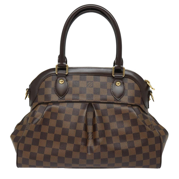 LOUIS VUITTON Damier Ebene Trevi GM Hand Bag 2way N51998 LV Auth 85934SAV