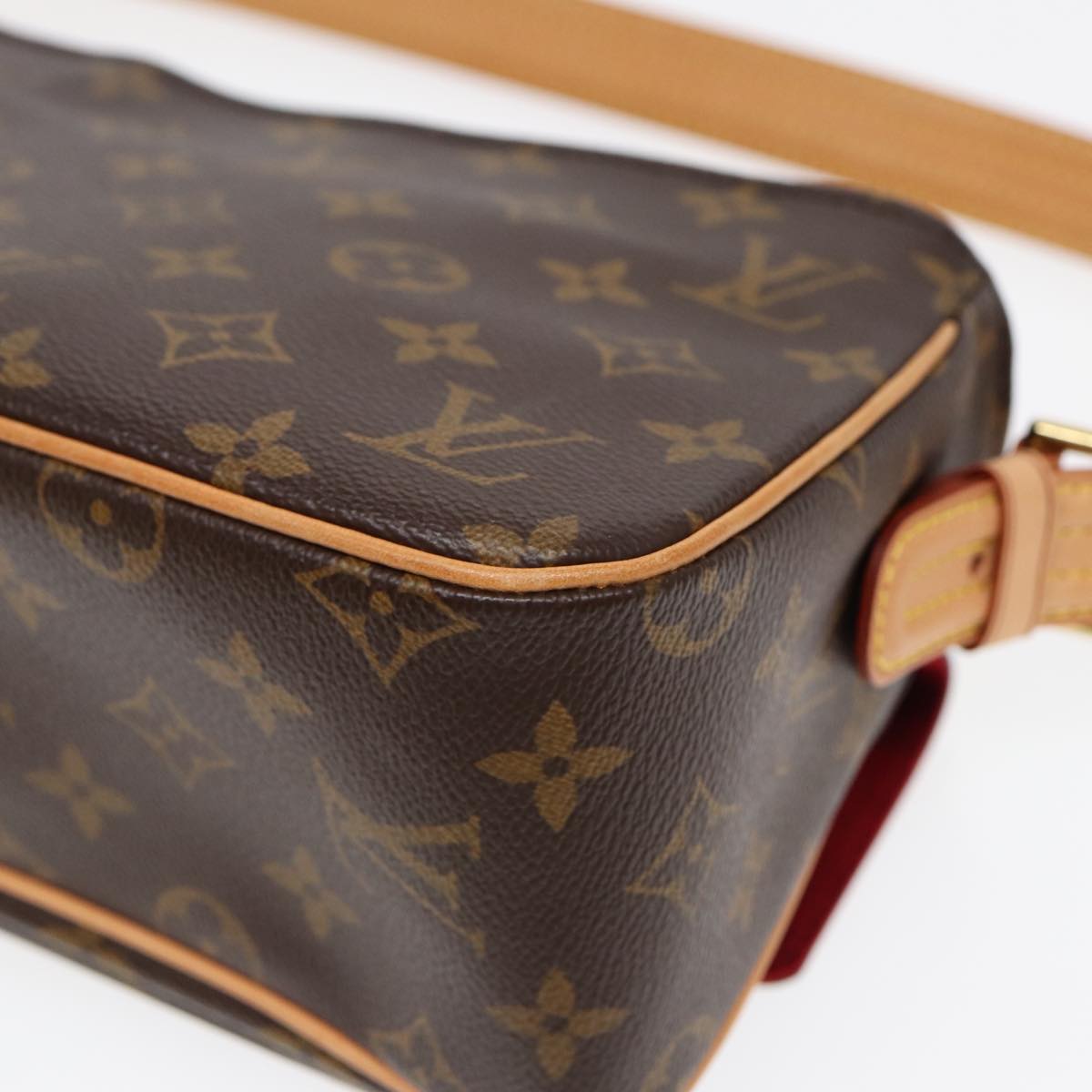 LOUIS VUITTON Monogram Viva Cite MM Shoulder Bag M51164 LV Auth 85939A