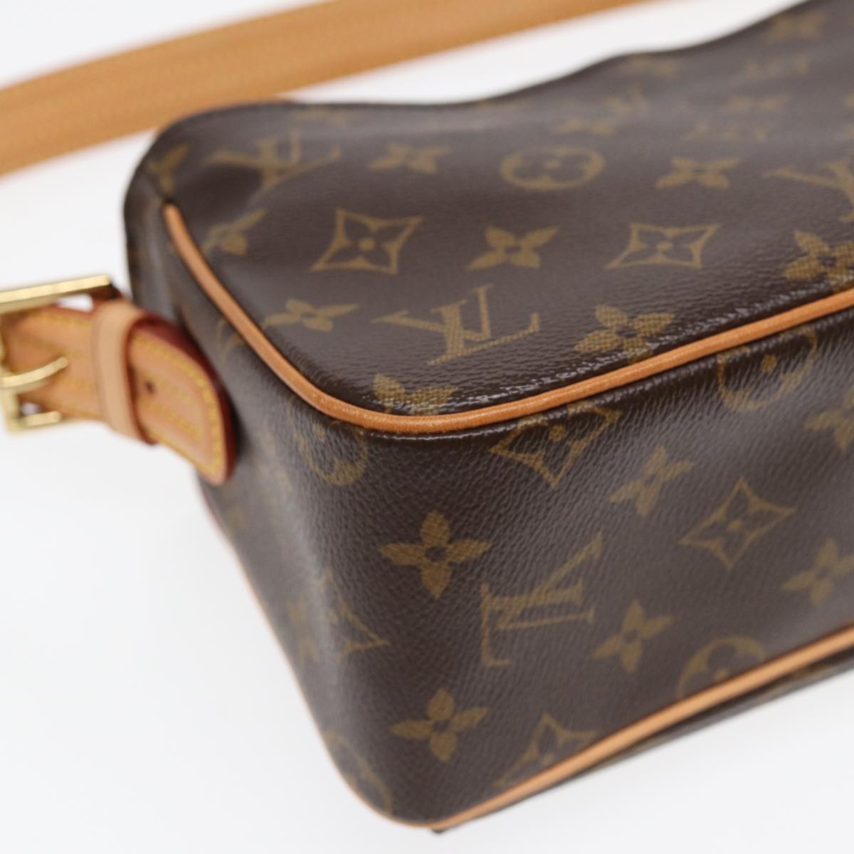 LOUIS VUITTON Monogram Viva Cite MM Shoulder Bag M51164 LV Auth 85939A