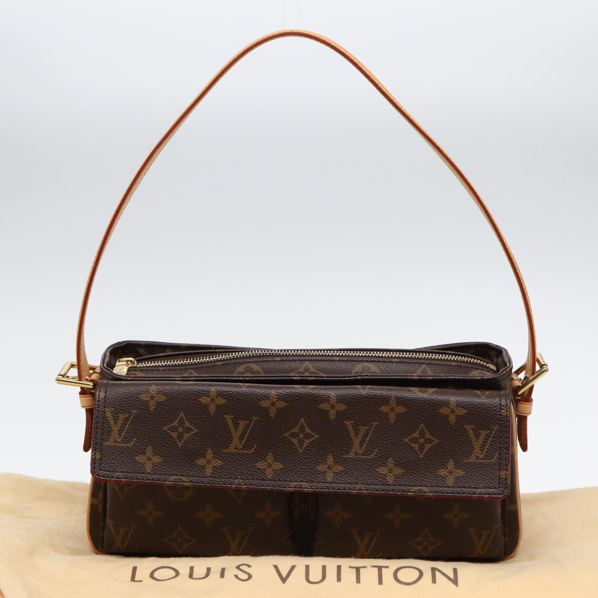 LOUIS VUITTON Monogram Viva Cite MM Shoulder Bag M51164 LV Auth 85939A