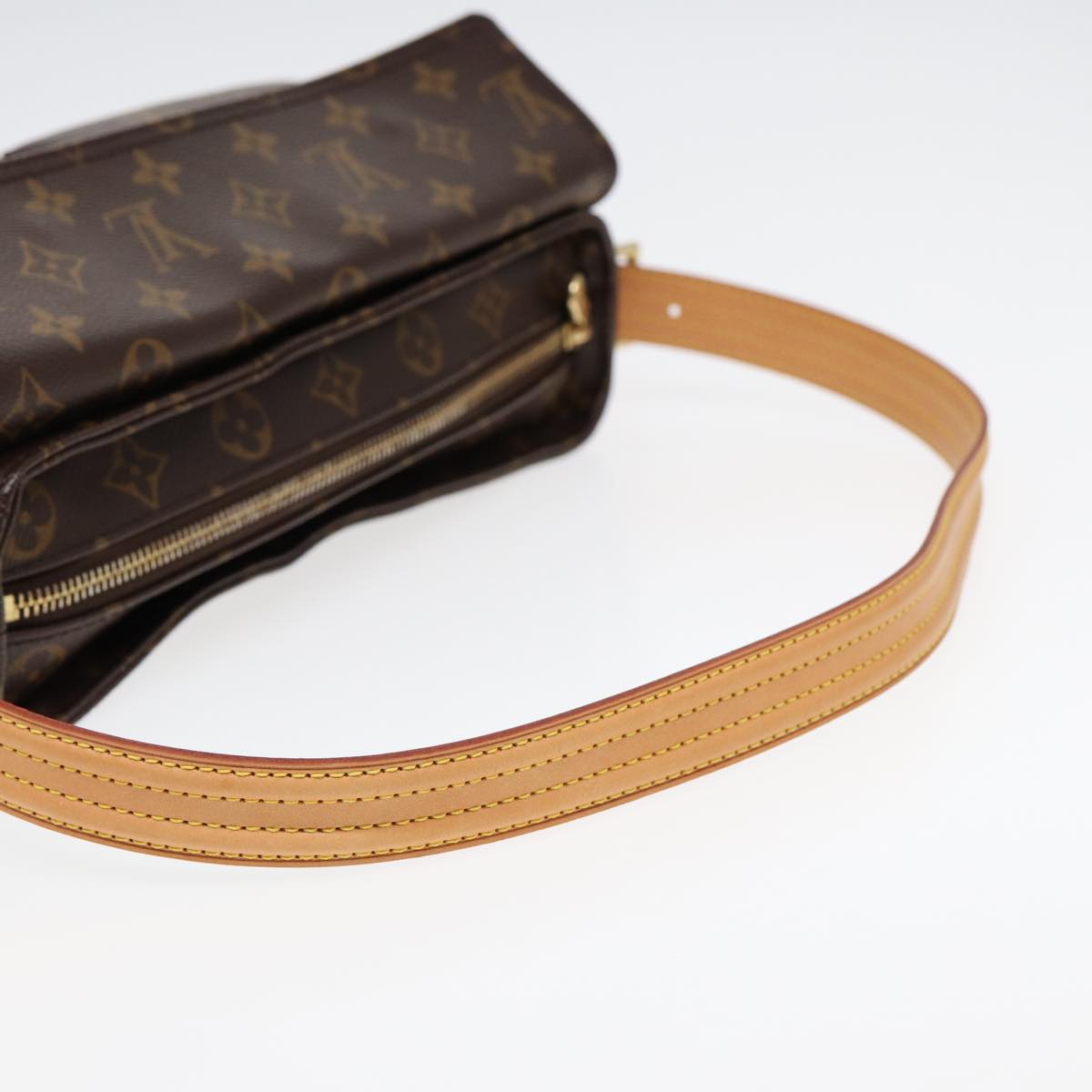 LOUIS VUITTON Monogram Viva Cite MM Shoulder Bag M51164 LV Auth 85939A