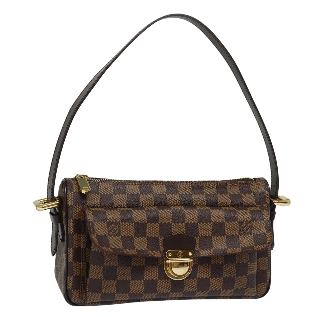 LOUIS VUITTON Damier Ebene Ravello GM Shoulder Bag N60006 LV Auth 85940SA