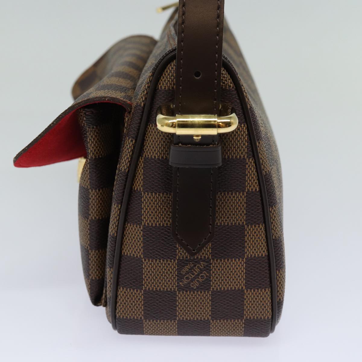 LOUIS VUITTON Damier Ebene Ravello GM Shoulder Bag N60006 LV Auth 85940SA