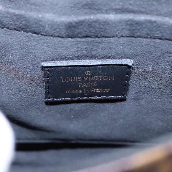 LOUIS VUITTON Monogram Rocky BB Hand Bag 2way Black M44141 LV Auth 85942SAM