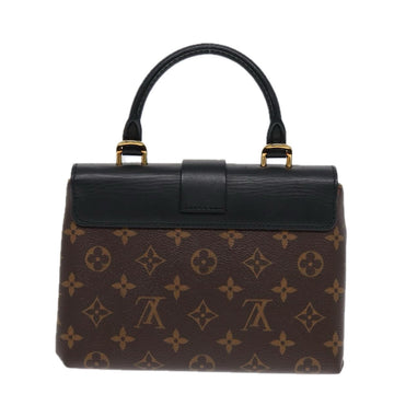 LOUIS VUITTON Monogram Rocky BB Hand Bag 2way Black M44141 LV Auth 85942A - 0