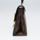 LOUIS VUITTON Monogram Rocky BB Hand Bag 2way Black M44141 LV Auth 85942SAM-4