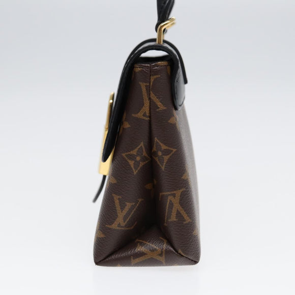LOUIS VUITTON Monogram Rocky BB Hand Bag 2way Black M44141 LV Auth 85942SAM