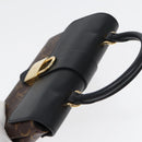 LOUIS VUITTON Monogram Rocky BB Hand Bag 2way Black M44141 LV Auth 85942A-6