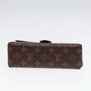 LOUIS VUITTON Monogram Rocky BB Hand Bag 2way Black M44141 LV Auth 85942A-5
