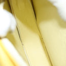 LOUIS VUITTON Monogram Vernis Motto Pouch Lime Yellow M91059 LV Auth 85955-19