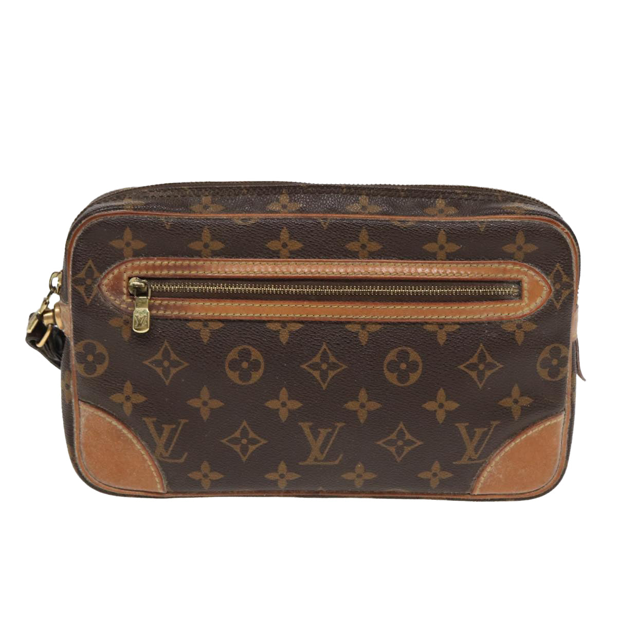 LOUIS VUITTON Monogram Marly Dragonne GM Clutch Bag M51825 LV Auth 85956