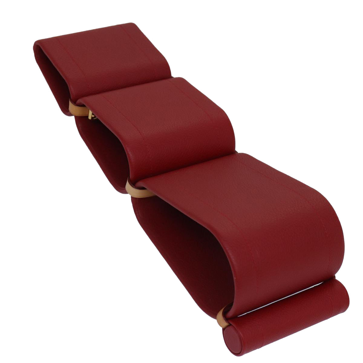 LOUIS VUITTON Nomad LOUNGE CHAIR Object Red LV Auth 85957S