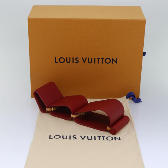 LOUIS VUITTON Nomad LOUNGE CHAIR Object Red LV Auth 85957SM