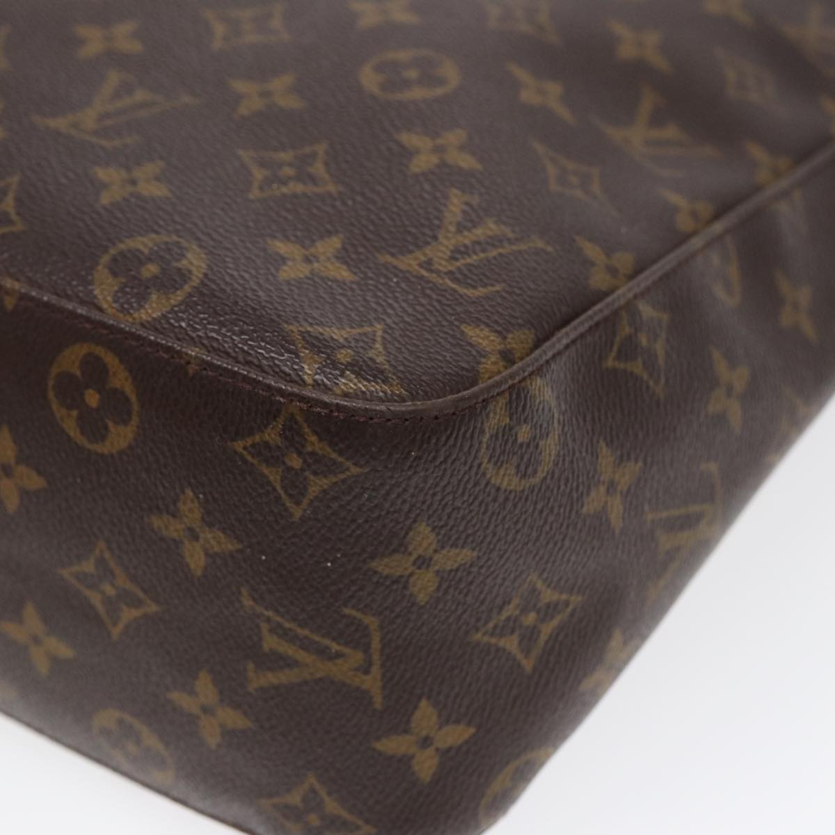 LOUIS VUITTON Monogram Looping GM Shoulder Bag M51145 LV Auth 85962