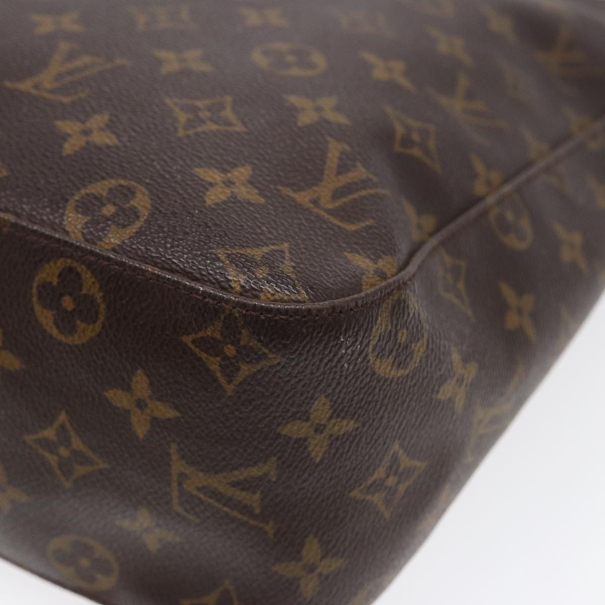 LOUIS VUITTON Monogram Looping GM Shoulder Bag M51145 LV Auth 85962