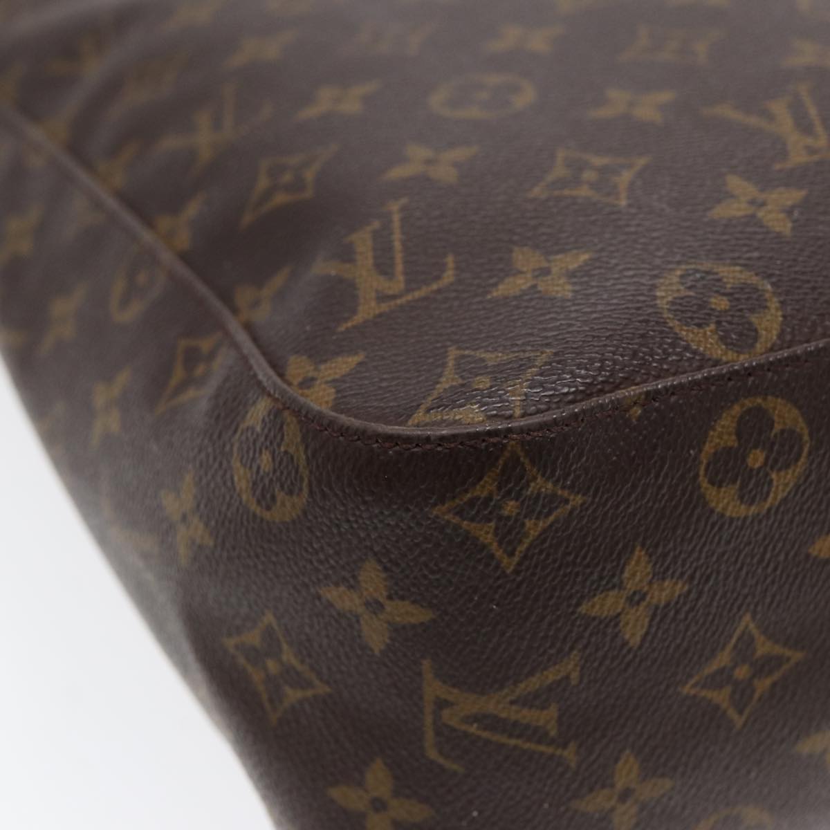 LOUIS VUITTON Monogram Looping GM Shoulder Bag M51145 LV Auth 85962