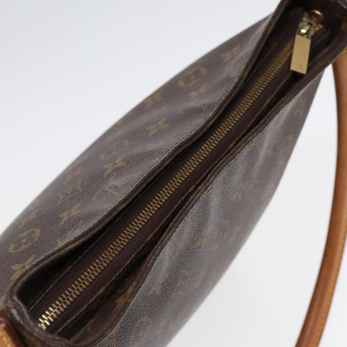 LOUIS VUITTON Monogram Looping GM Shoulder Bag M51145 LV Auth 85962