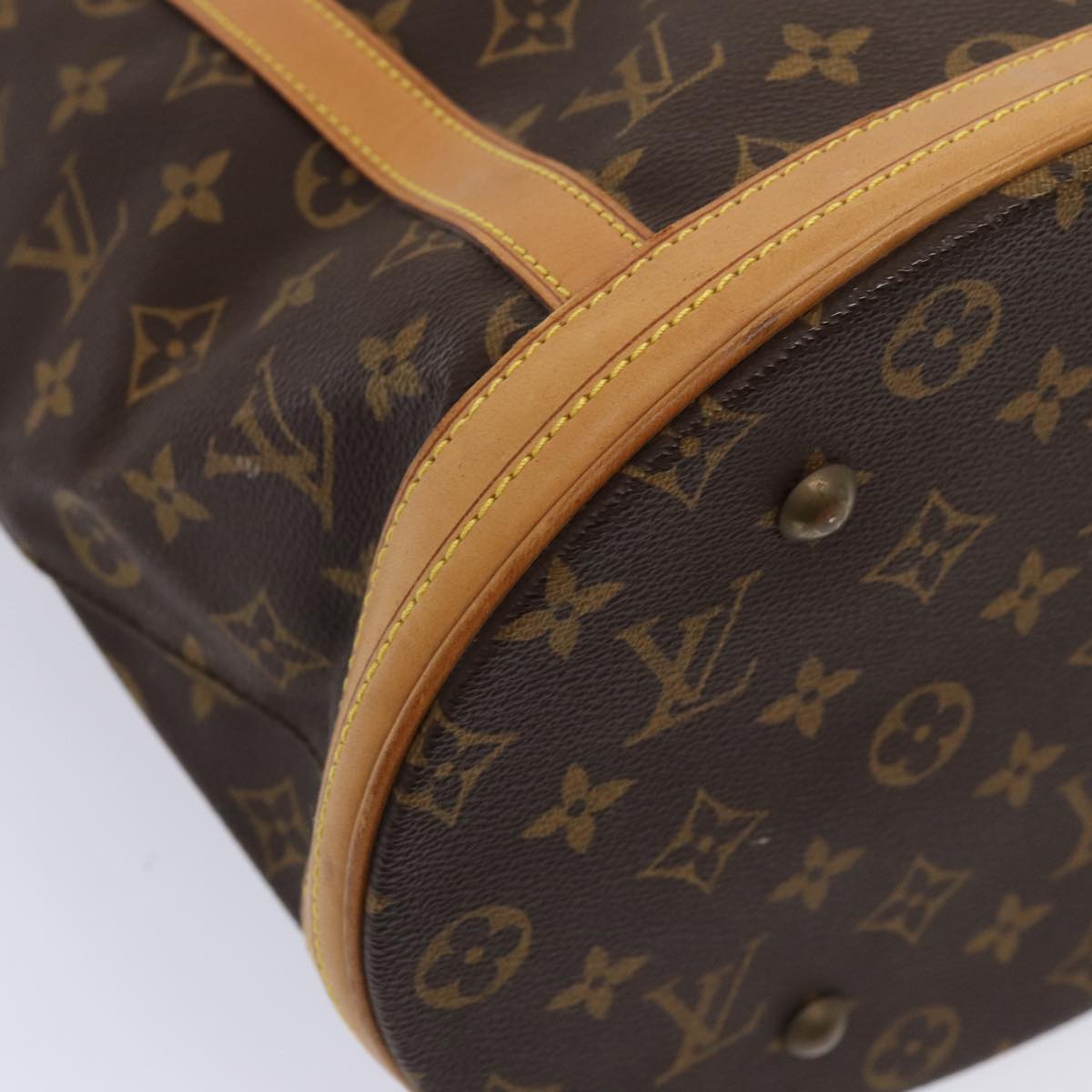 LOUIS VUITTON Monogram Bucket GM Shoulder Bag M42236 LV Auth 85963