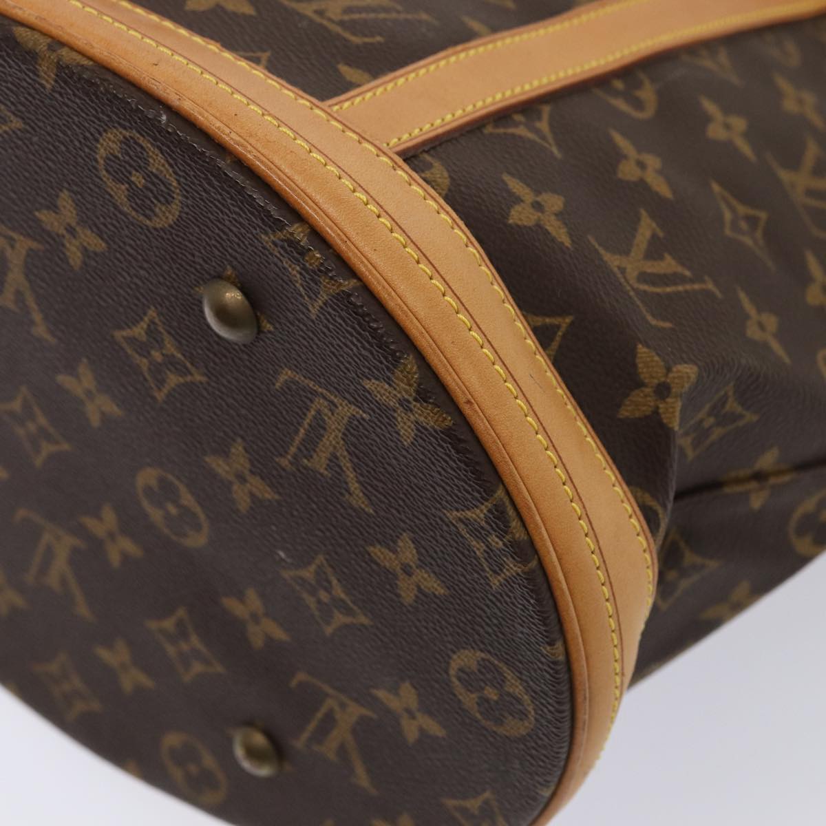 LOUIS VUITTON Monogram Bucket GM Shoulder Bag M42236 LV Auth 85963