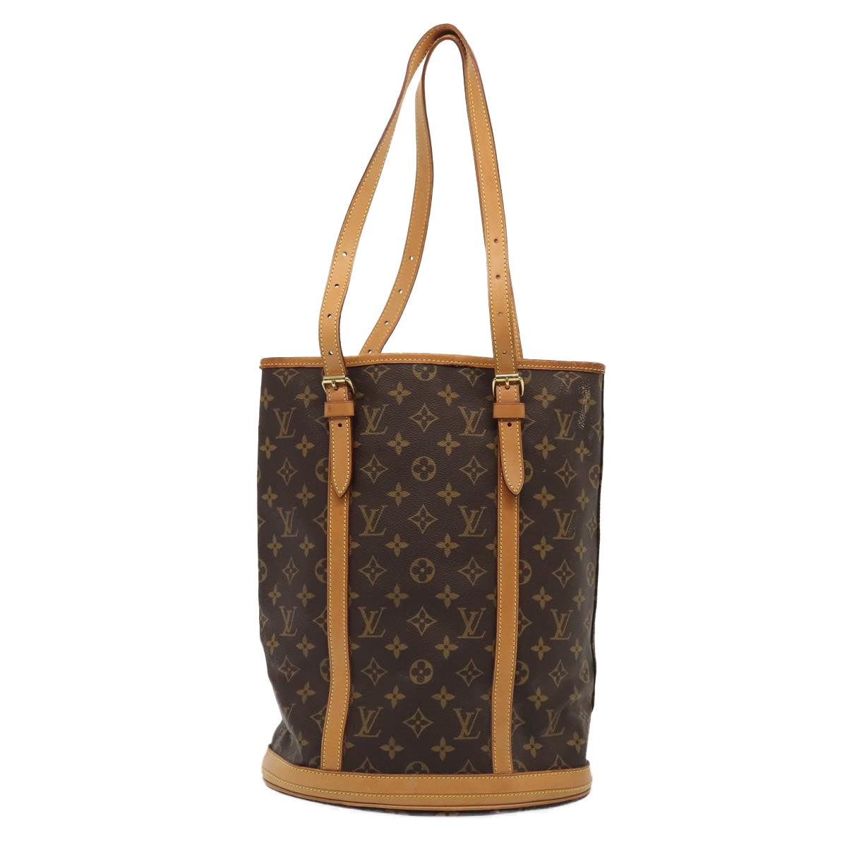 LOUIS VUITTON Monogram Bucket GM Shoulder Bag M42236 LV Auth 85963