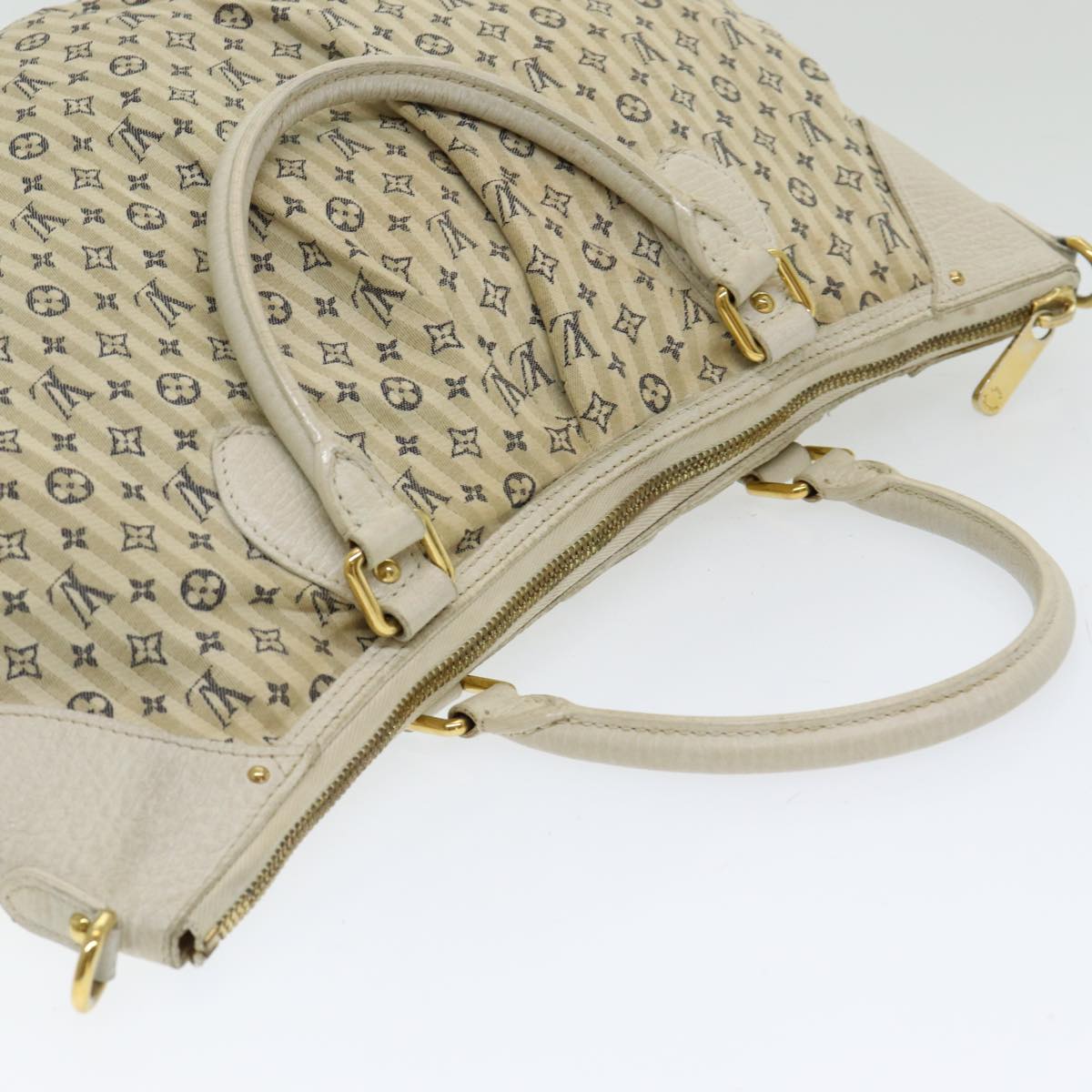 LOUIS VUITTON Monogram Mini Lin Croisette Marina GM Bag 2way M95492 Auth 85970