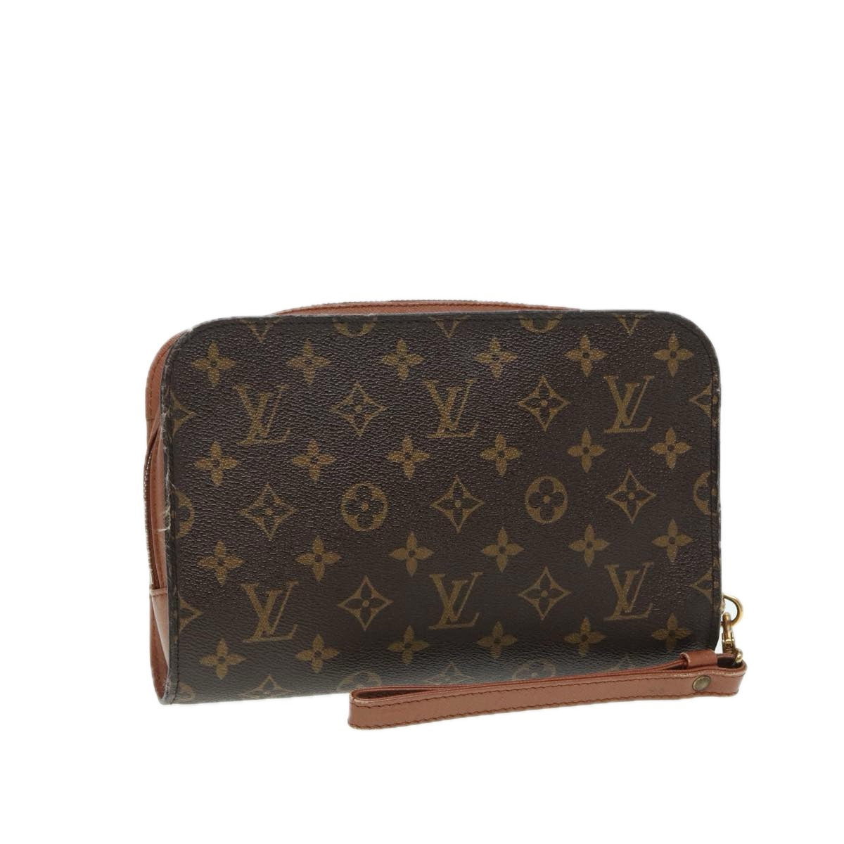 LOUIS VUITTON Monogram Orsay Clutch Bag M51790 LV Auth 85983