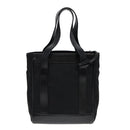 GUCCI Hand Bag Nylon Leather Black Silver 000 2854 0500 5 Auth 85984-2