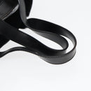 GUCCI Hand Bag Nylon Leather Black Silver 000 2854 0500 5 Auth 85984-7