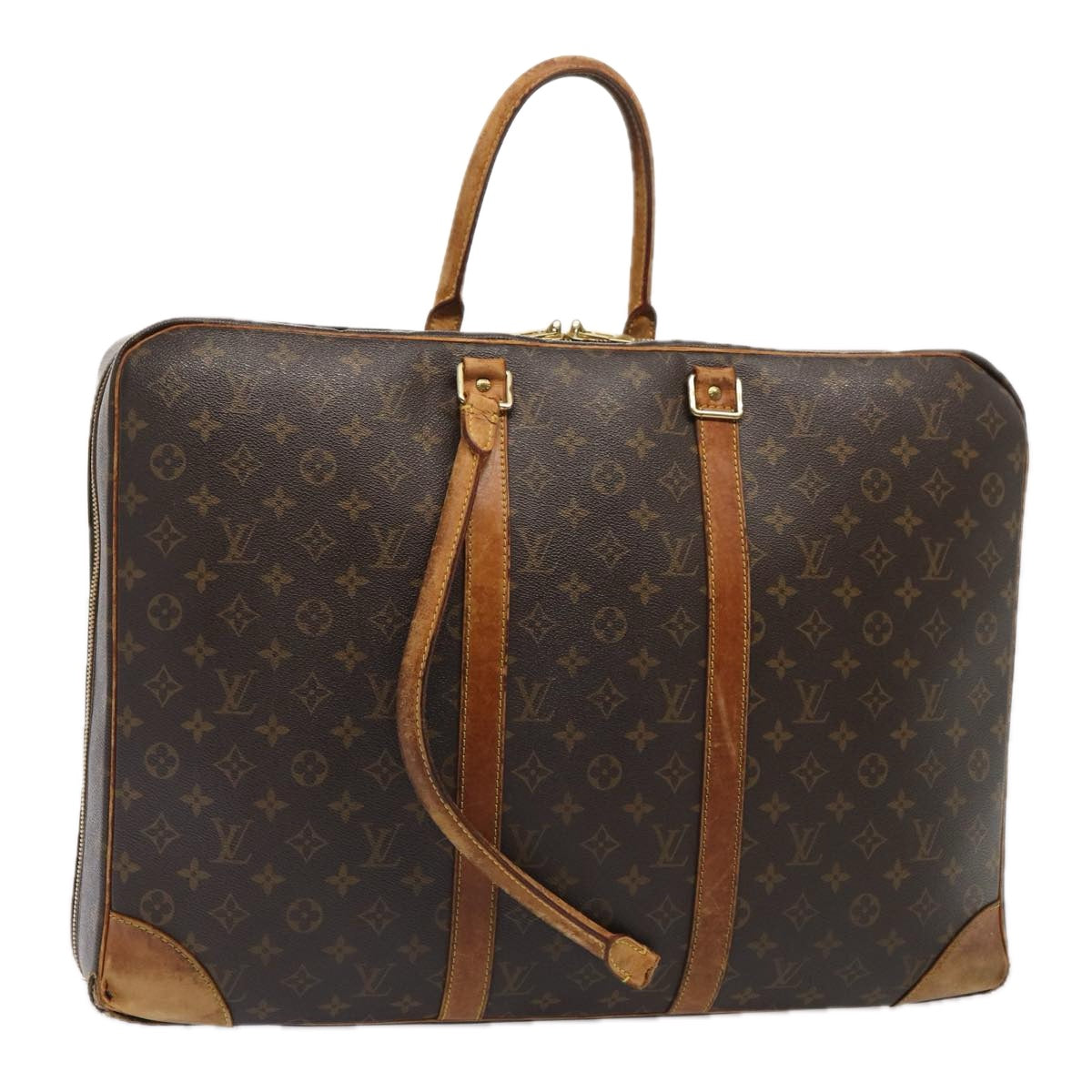 LOUIS VUITTON Monogram Sirius 55 Boston Bag M41404 LV Auth 86000