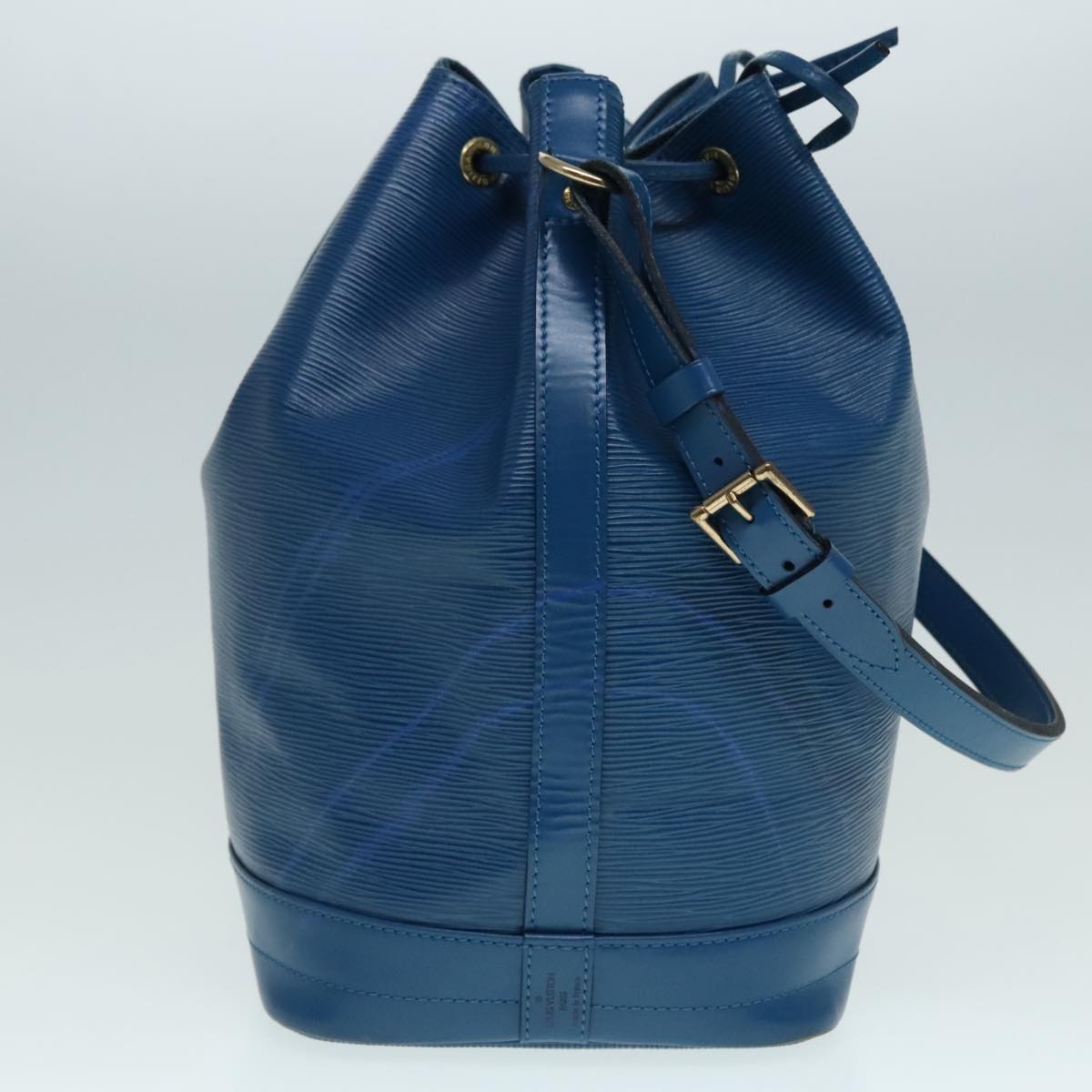 LOUIS VUITTON Epi Noe Shoulder Bag Toledo Blue M44005 LV Auth 86008