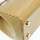 LOUIS VUITTON Monogram Vernis Blair MM Hand Bag Citrin M90108 LV Auth 86013-9