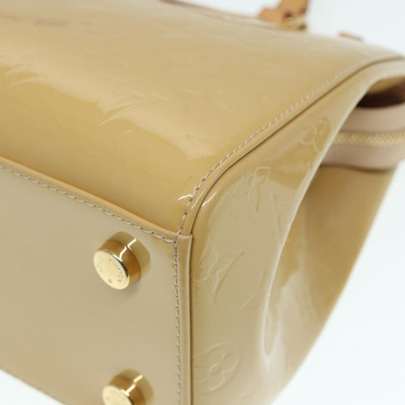 LOUIS VUITTON Monogram Vernis Blair MM Hand Bag Citrin M90108 LV Auth 86013
