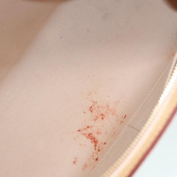 LOUIS VUITTON Monogram Vernis Blair MM Hand Bag Citrin M90108 LV Auth 86013