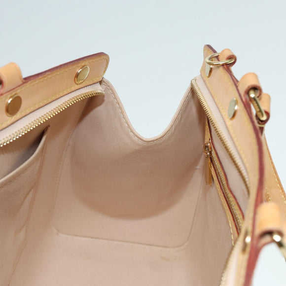 LOUIS VUITTON Monogram Vernis Blair MM Hand Bag Citrin M90108 LV Auth 86013