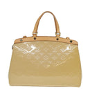 LOUIS VUITTON Monogram Vernis Blair MM Hand Bag Citrin M90108 LV Auth 86013-2