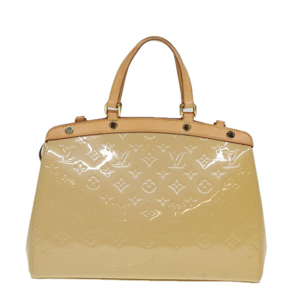 LOUIS VUITTON Monogram Vernis Blair MM Hand Bag Citrin M90108 LV Auth 86013