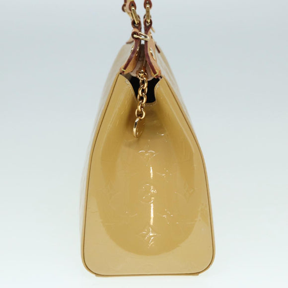 LOUIS VUITTON Monogram Vernis Blair MM Hand Bag Citrin M90108 LV Auth 86013