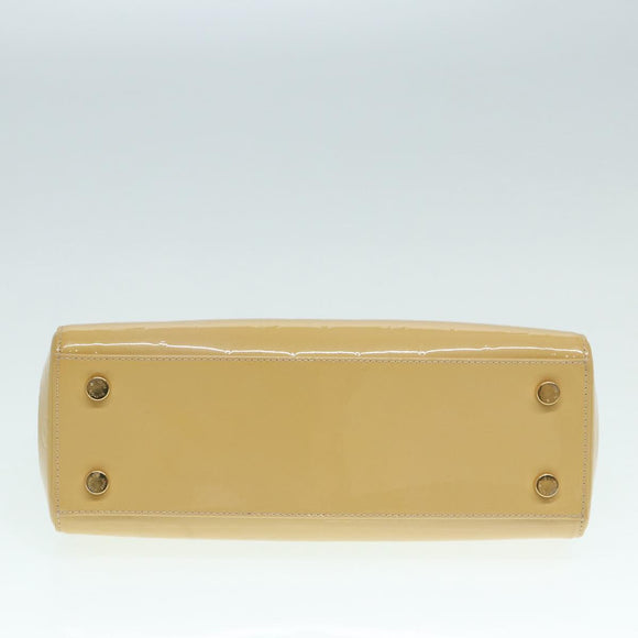 LOUIS VUITTON Monogram Vernis Blair MM Hand Bag Citrin M90108 LV Auth 86013