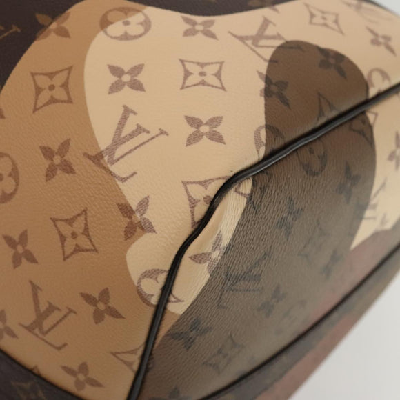 LOUIS VUITTON LV Portrait Keepall Bandouliere 55 Bag Brown M46677 Auth 86022SM