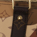 LOUIS VUITTON LV Portrait Keepall Bandouliere 55 Bag Brown M46677 Auth 86022SM-17