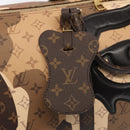 LOUIS VUITTON LV Portrait Keepall Bandouliere 55 Bag Brown M46677 Auth 86022SM-18