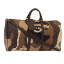 LOUIS VUITTON LV Portrait Keepall Bandouliere 55 Bag Brown M46677 Auth 86022SM-1