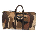 LOUIS VUITTON LV Portrait Keepall Bandouliere 55 Bag Brown M46677 Auth 86022SM-13