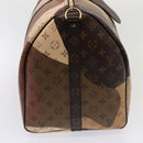 LOUIS VUITTON LV Portrait Keepall Bandouliere 55 Bag Brown M46677 Auth 86022SM-4