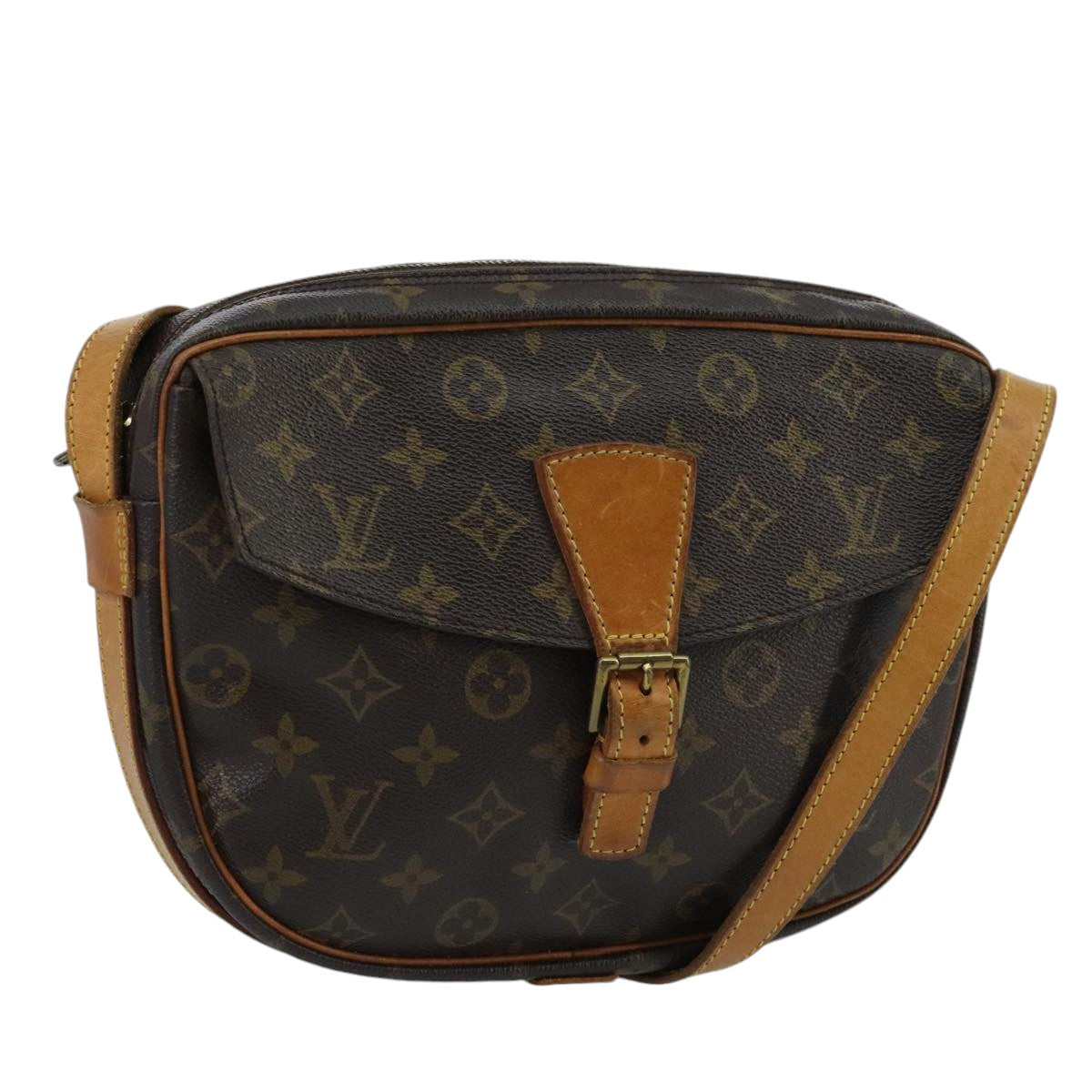 LOUIS VUITTON Monogram Jeune Fille GM Shoulder Bag M51225 LV Auth 86074