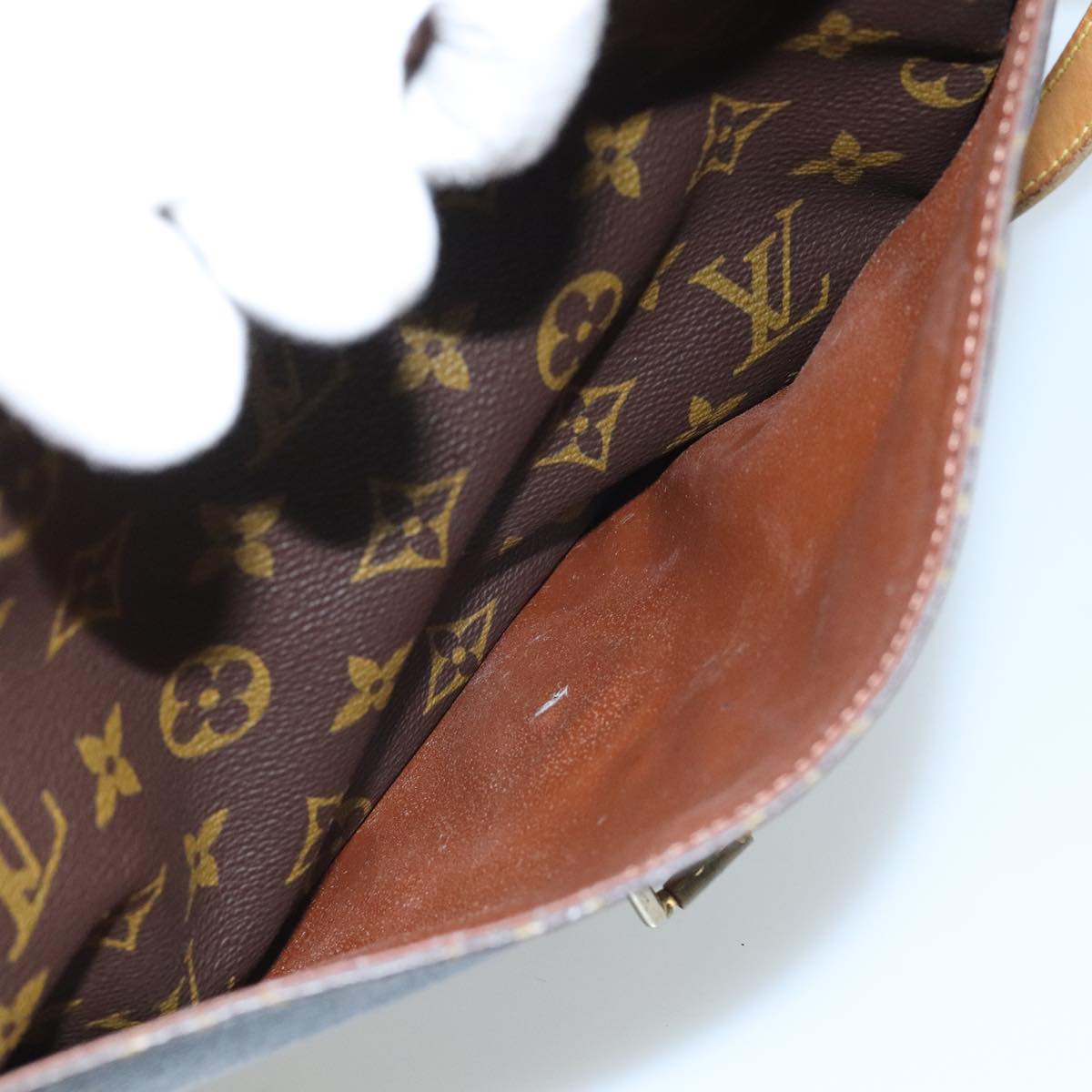 LOUIS VUITTON Monogram Jeune Fille GM Shoulder Bag M51225 LV Auth 86074