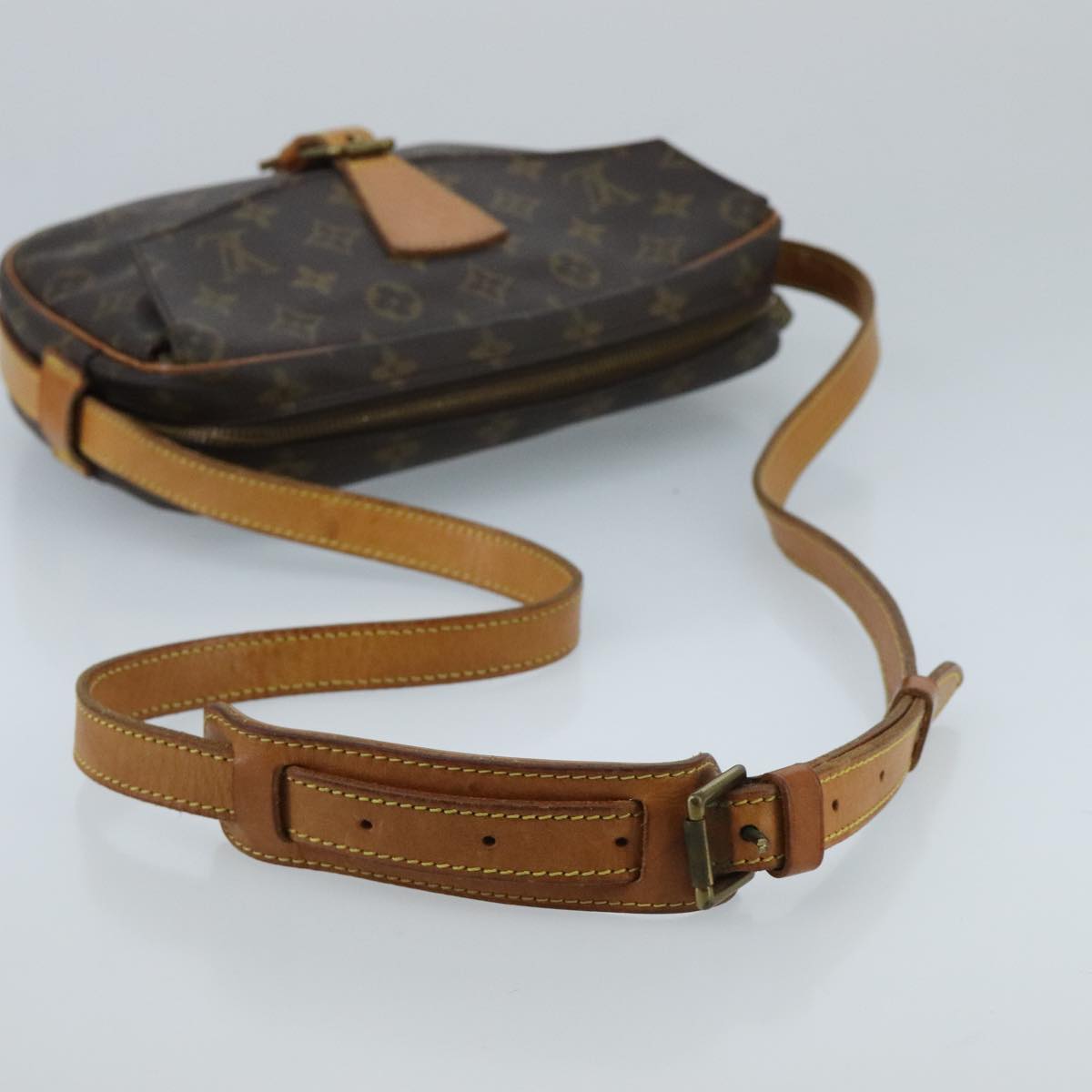 LOUIS VUITTON Monogram Jeune Fille GM Shoulder Bag M51225 LV Auth 86074