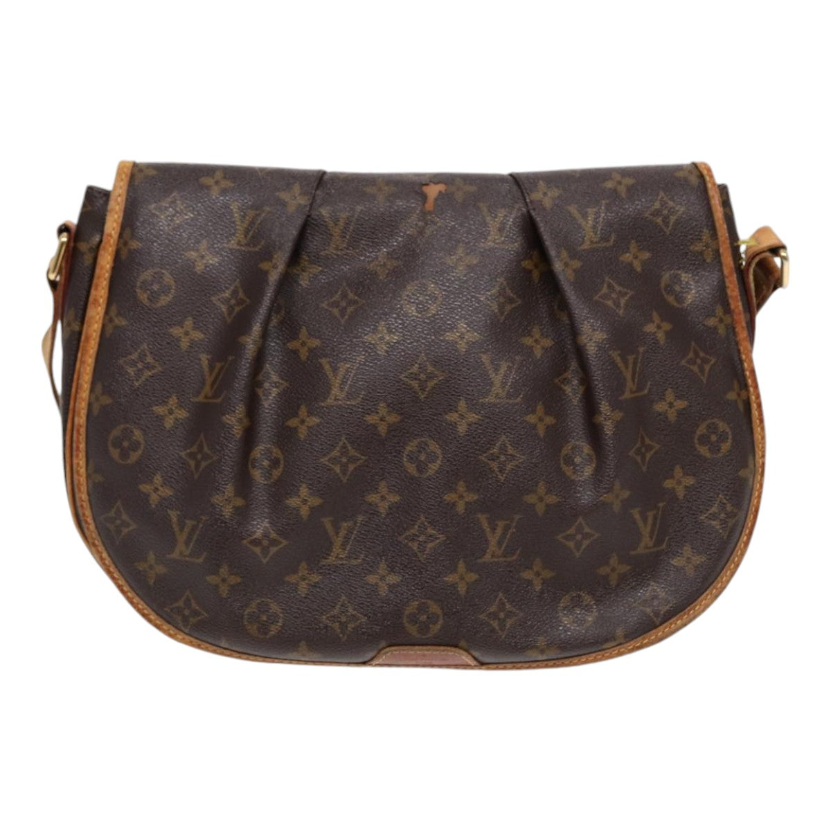 LOUIS VUITTON Monogram Menilmontant MM Shoulder Bag M40473 LV Auth 86077