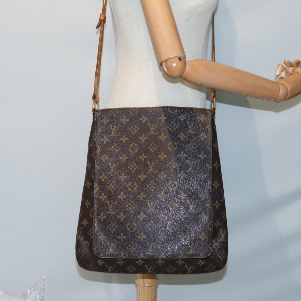 LOUIS VUITTON Monogram Musette Shoulder Bag M51256 LV Auth 86078